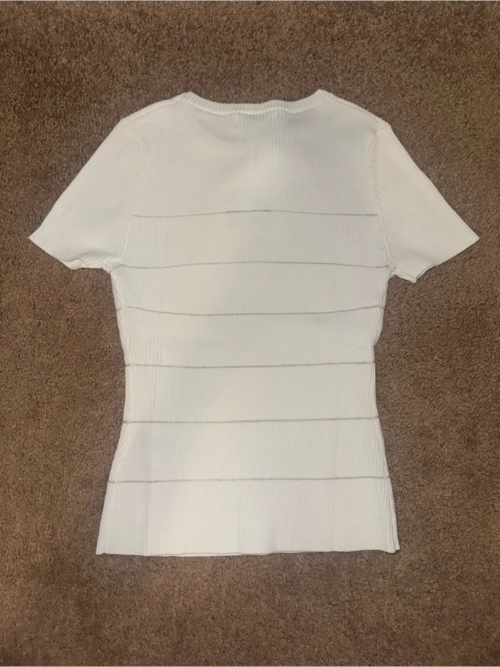 NAWS (NOTAWEAR) WHITE 3-CARAT ICE-KNIT TEE